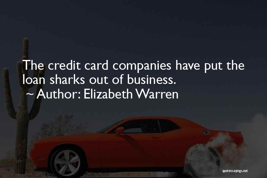 Business Cards Quotes By Elizabeth Warren