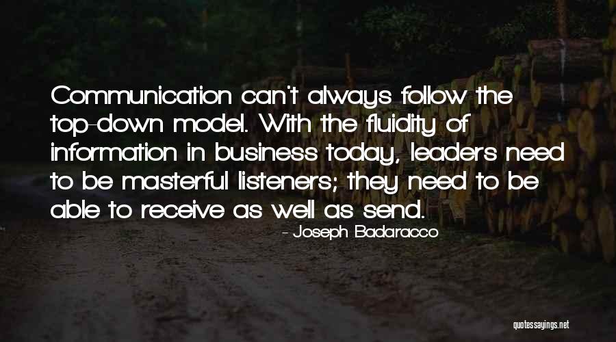 Business Communication Quotes By Joseph Badaracco Business Communication Quotes By Joseph Badaracco