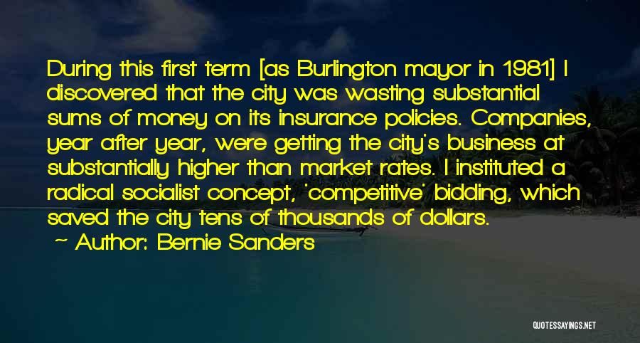 Business Concept Quotes By Bernie Sanders