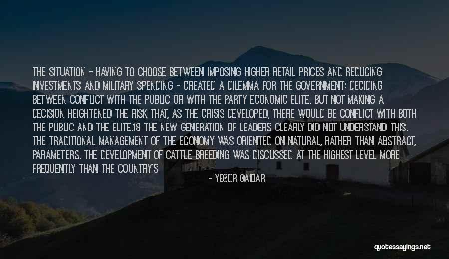 Business Conflict Management Quotes By Yegor Gaidar Business Conflict Management Quotes By Yegor Gaidar