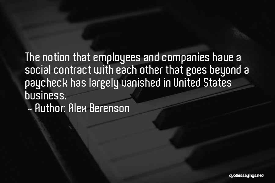 Business Contract Quotes By Alex Berenson