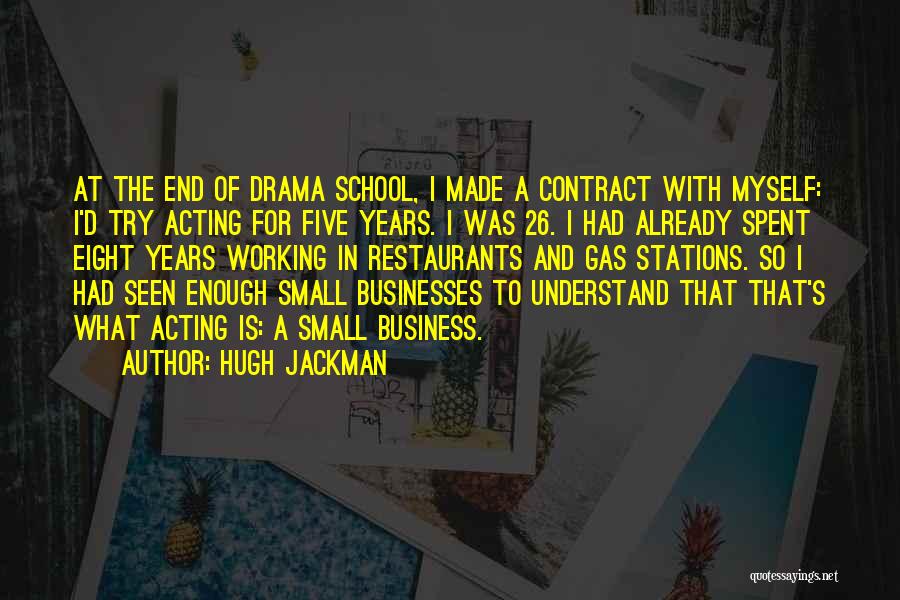 Business Contract Quotes By Hugh Jackman