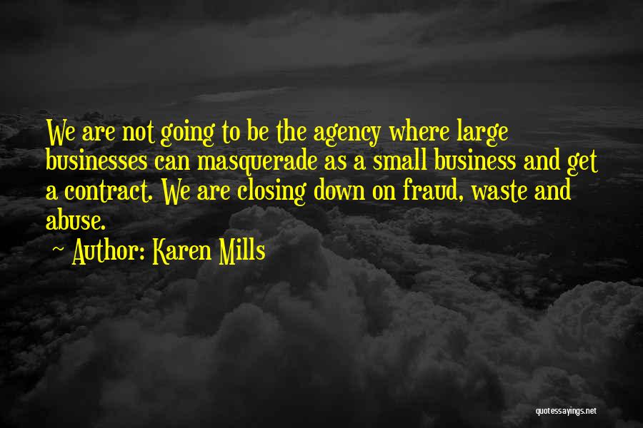 Business Contract Quotes By Karen Mills