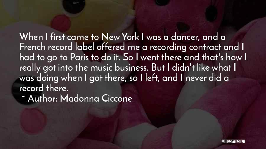 Business Contract Quotes By Madonna Ciccone