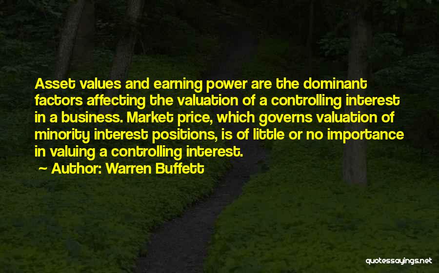 Business Controlling Quotes By Warren Buffett