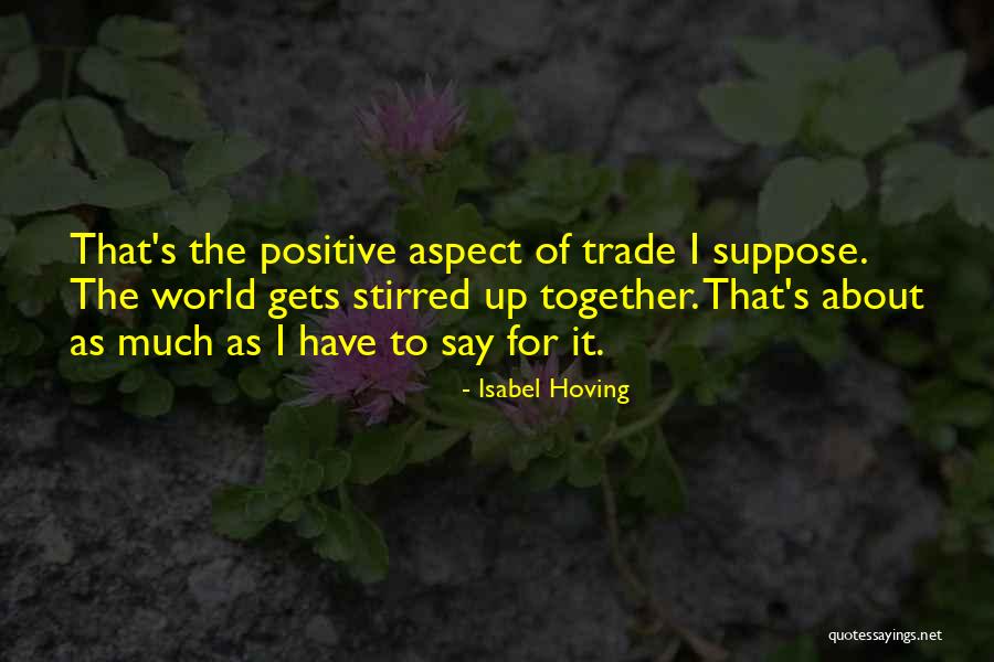 Business Cultural Quotes By Isabel Hoving