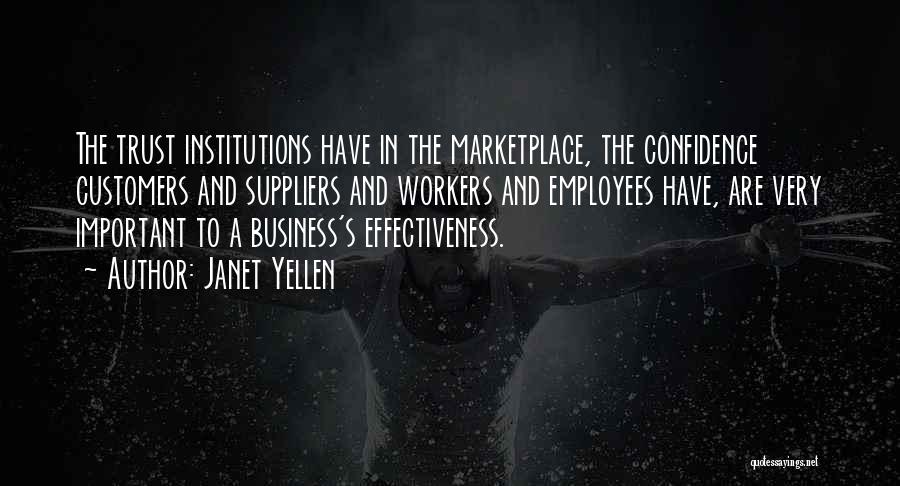 Business Effectiveness Quotes By Janet Yellen