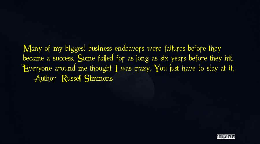 Business Endeavors Quotes By Russell Simmons