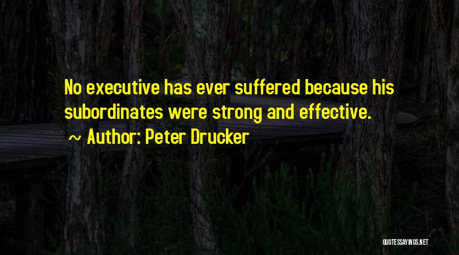 Business Executives Quotes By Peter Drucker