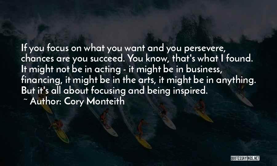 Business Financing Quotes By Cory Monteith