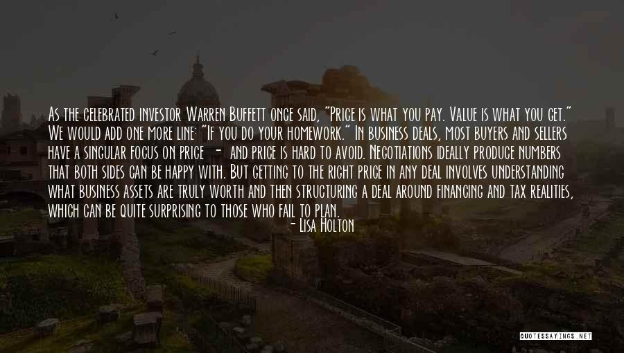 Business Financing Quotes By Lisa Holton