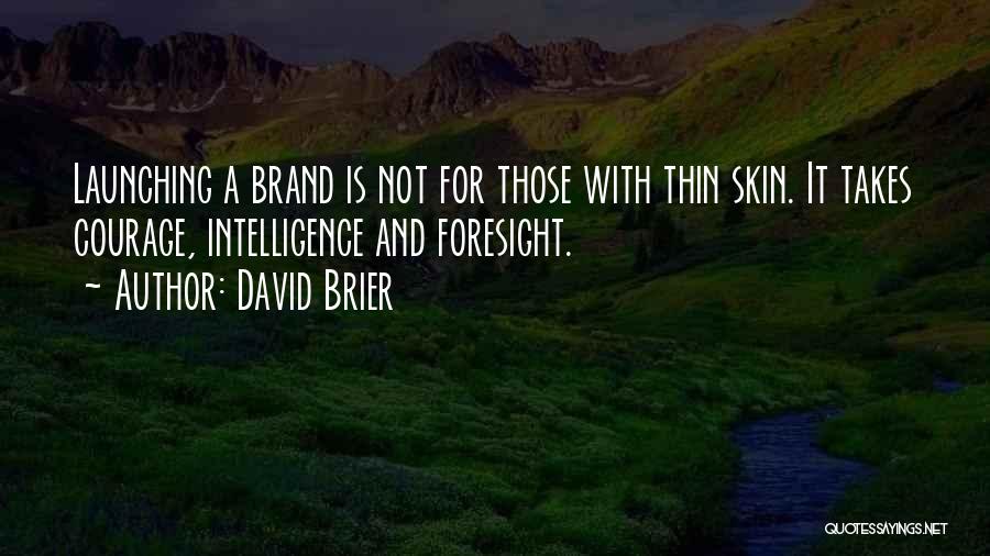 Business Foresight Quotes By David Brier