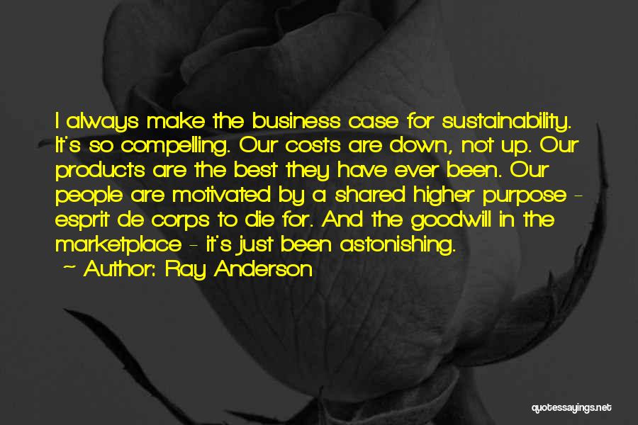 Business Goodwill Quotes By Ray Anderson
