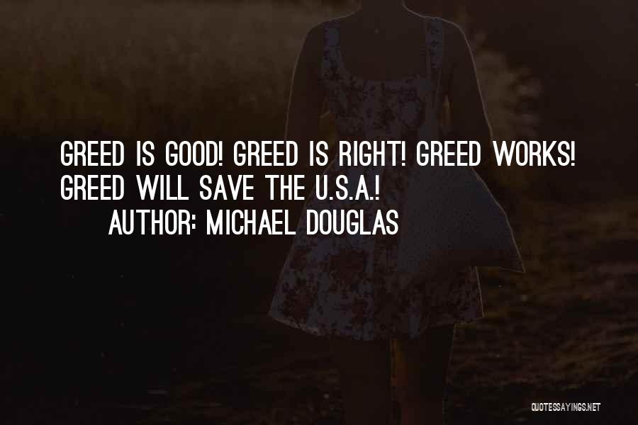 Business Greed Quotes By Michael Douglas