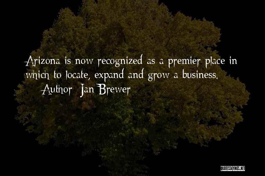 Business Grow Quotes By Jan Brewer