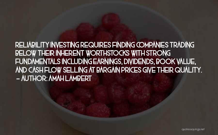 Business Growth Quotes By Amah Lambert