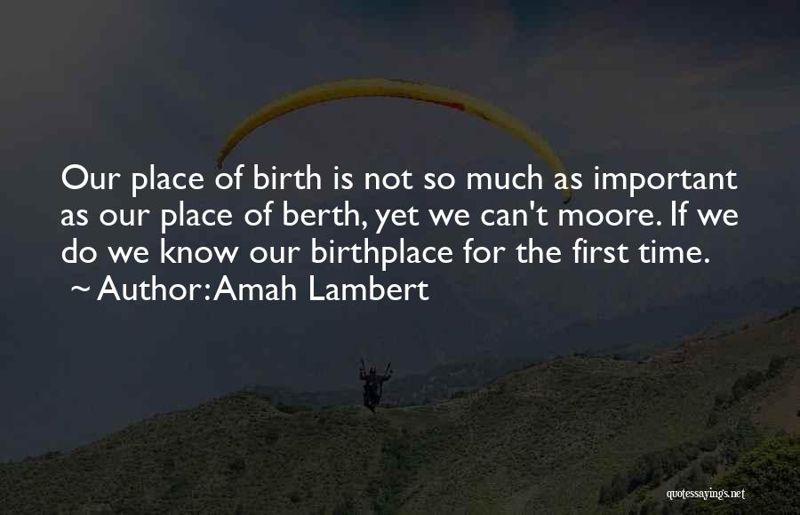 Business Growth Success Quotes By Amah Lambert