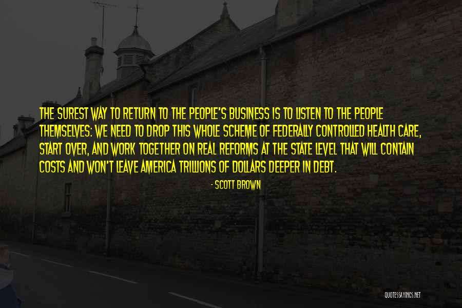 Business Health Quotes By Scott Brown Business Health Quotes By Scott Brown