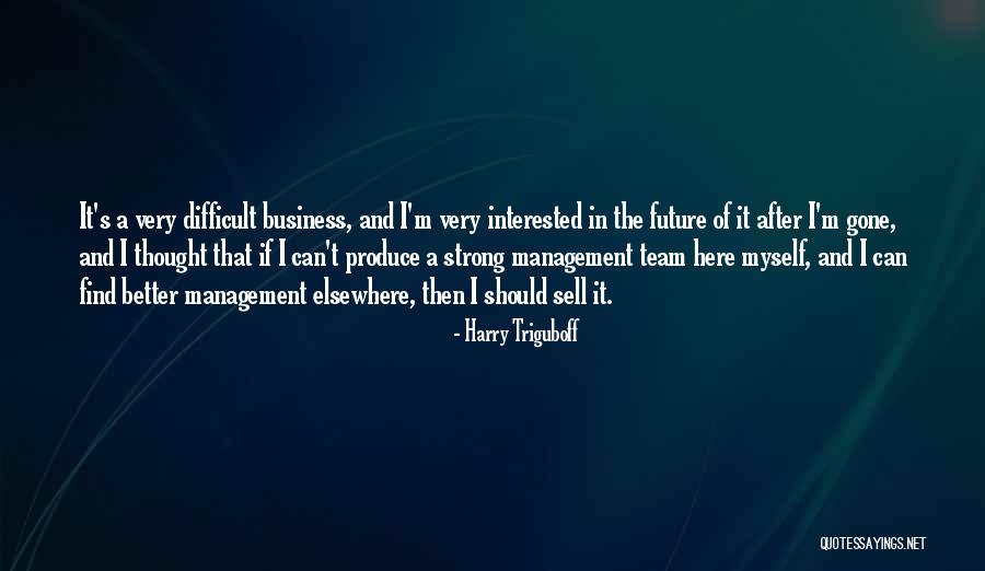 Business In The Future Quotes By Harry Triguboff