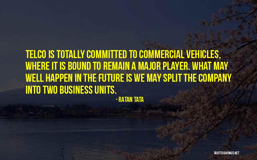 Business In The Future Quotes By Ratan Tata