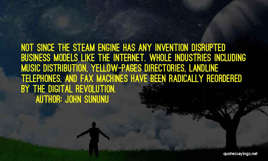 Business Landline Quotes By John Sununu