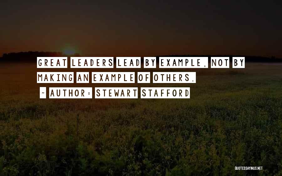 Business Leaders Motivational Quotes By Stewart Stafford