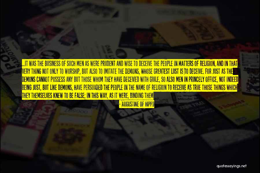 Business Like Manner Quotes By Augustine Of Hippo Business Like Manner Quotes By Augustine Of Hippo
