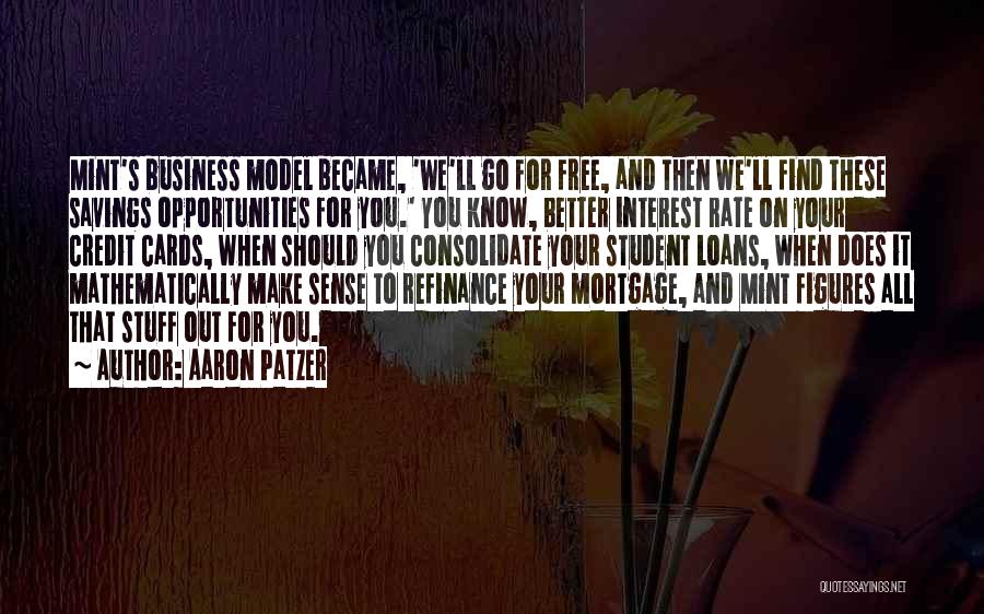 Business Loans Quotes By Aaron Patzer
