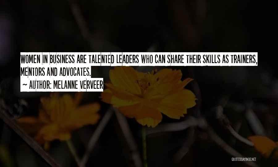 Business Mentors Quotes By Melanne Verveer
