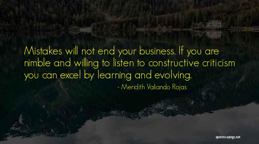 Business Mistakes Quotes By Meridith Valiando Rojas Business Mistakes Quotes By Meridith Valiando Rojas