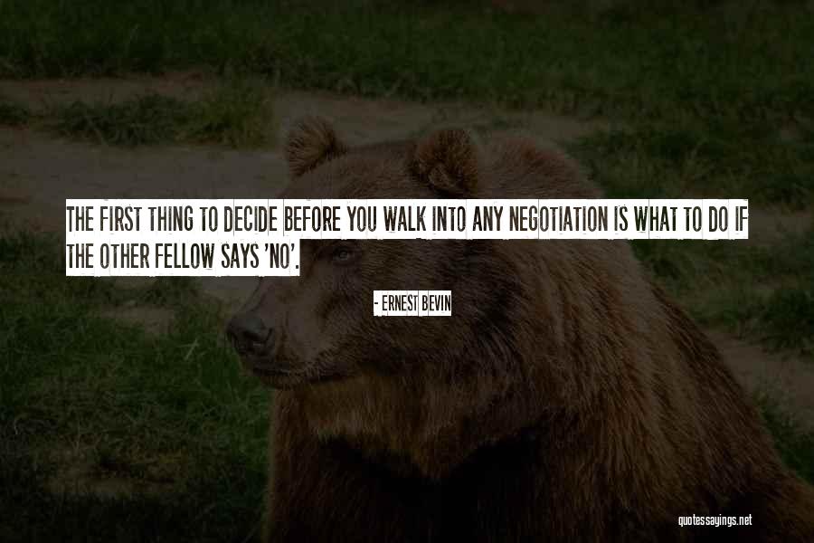 Business Negotiation Quotes By Ernest Bevin Business Negotiation Quotes By Ernest Bevin