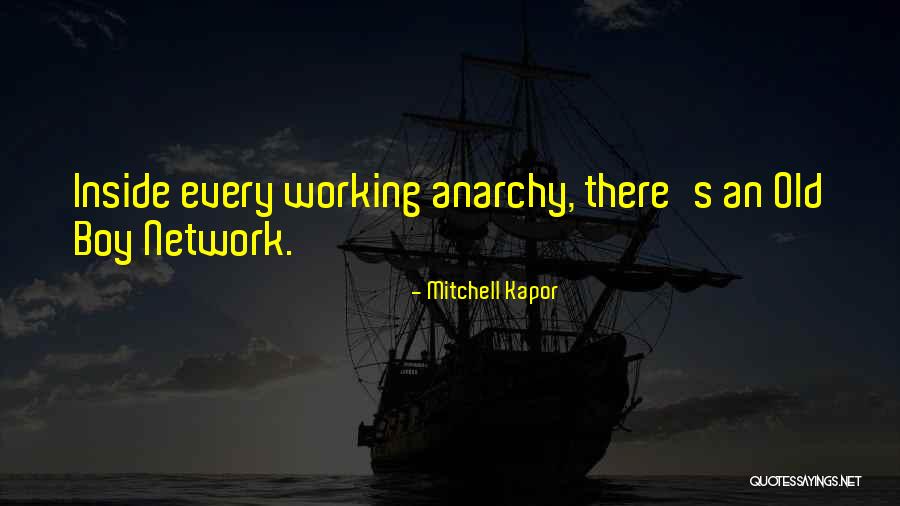 Business Network Quotes By Mitchell Kapor