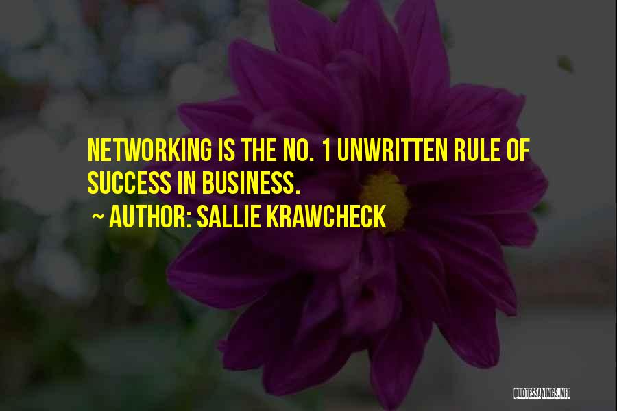 Business Networking Quotes By Sallie Krawcheck