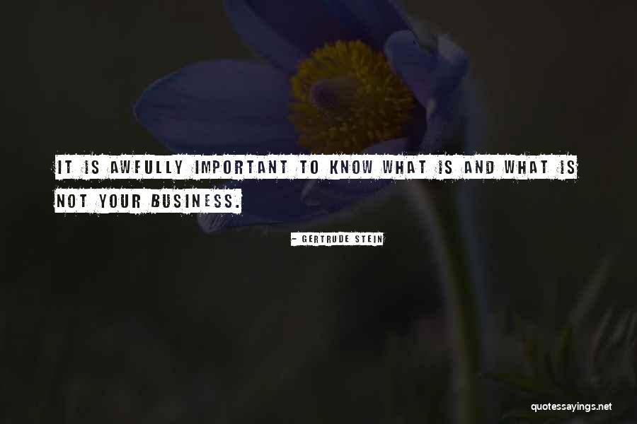 Business Not Quotes By Gertrude Stein Business Not Quotes By Gertrude Stein