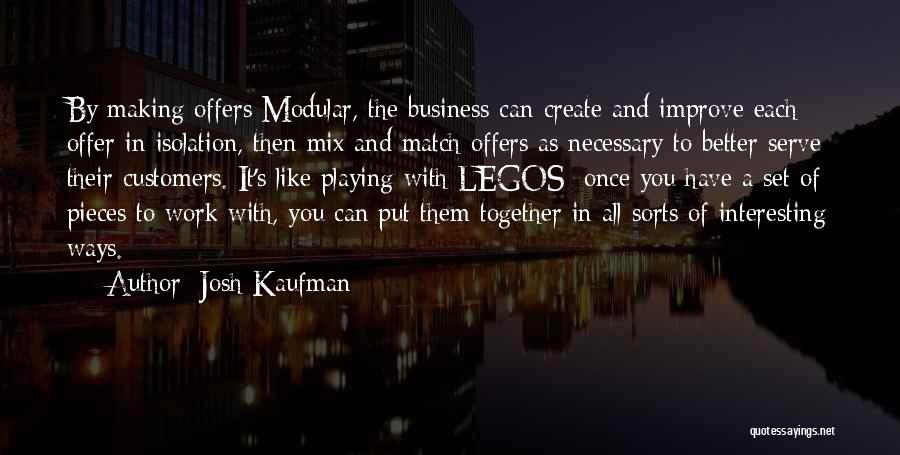 Business Offer Quotes By Josh Kaufman