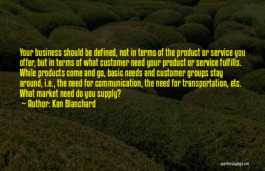 Business Offer Quotes By Ken Blanchard