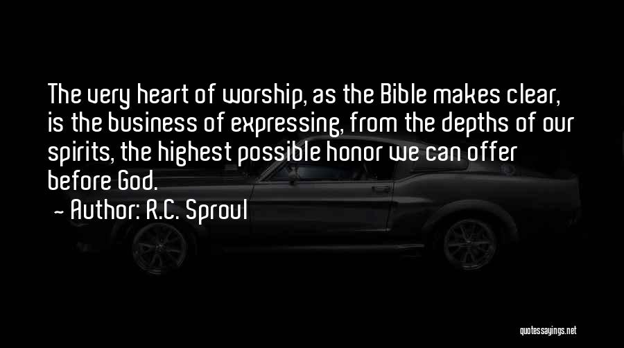 Business Offer Quotes By R.C. Sproul