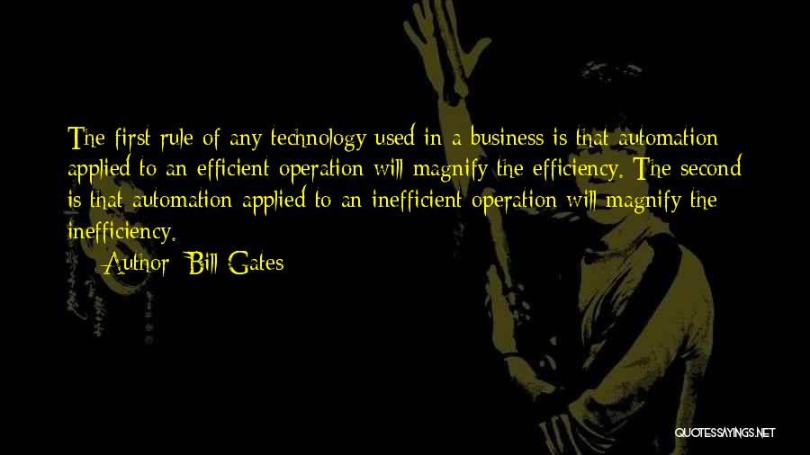 Business Operation Quotes By Bill Gates