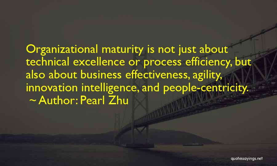 Business Organizational Quotes By Pearl Zhu