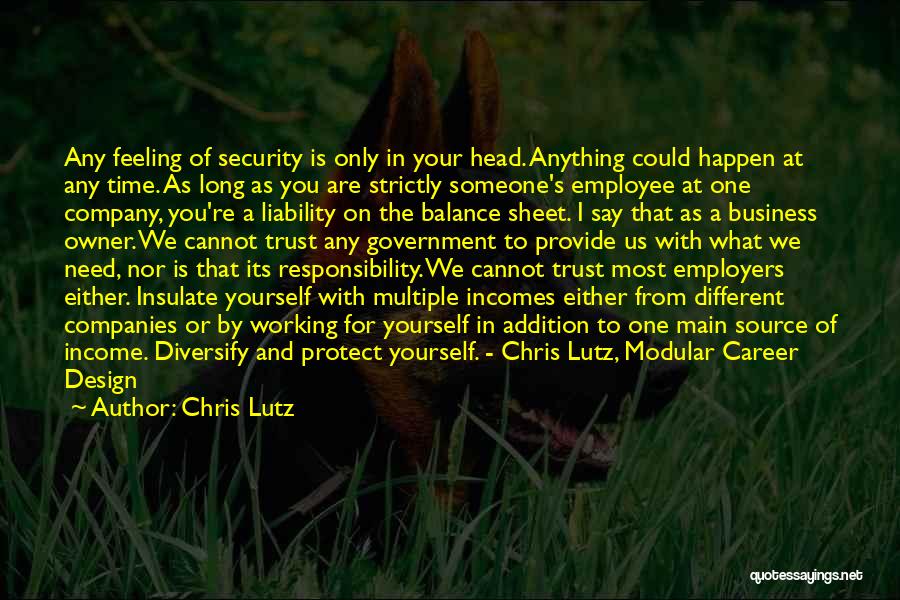 Business Owner Quotes By Chris Lutz