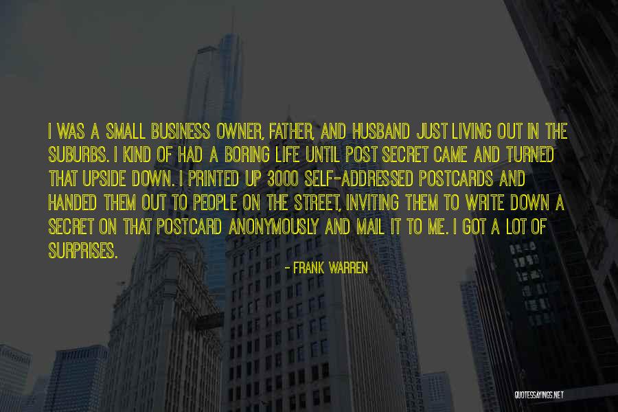 Business Owner Quotes By Frank Warren Business Owner Quotes By Frank Warren
