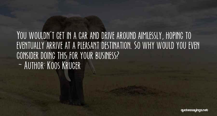 Business Owner Quotes By Koos Kruger