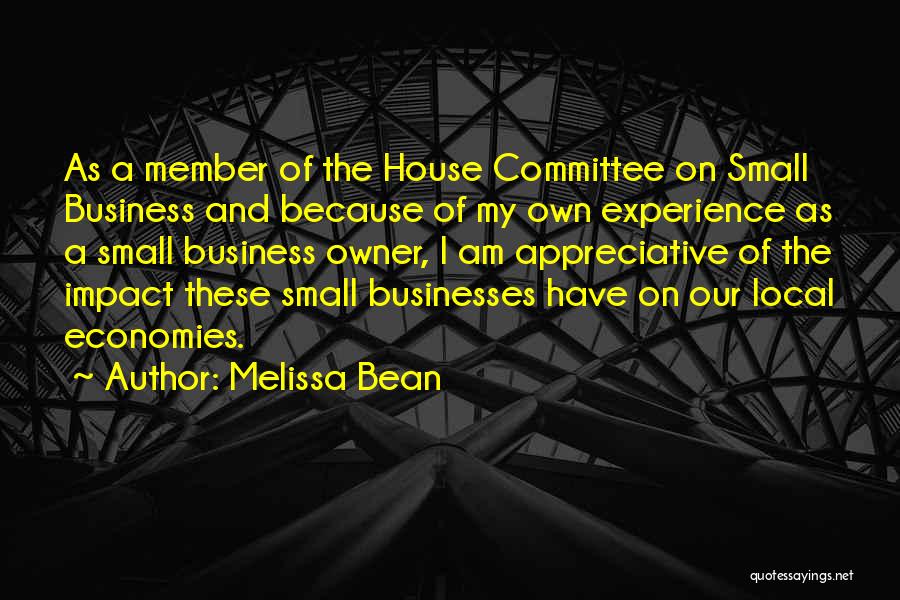 Business Owner Quotes By Melissa Bean