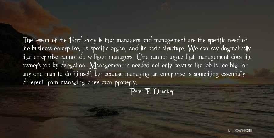 Business Owner Quotes By Peter F. Drucker