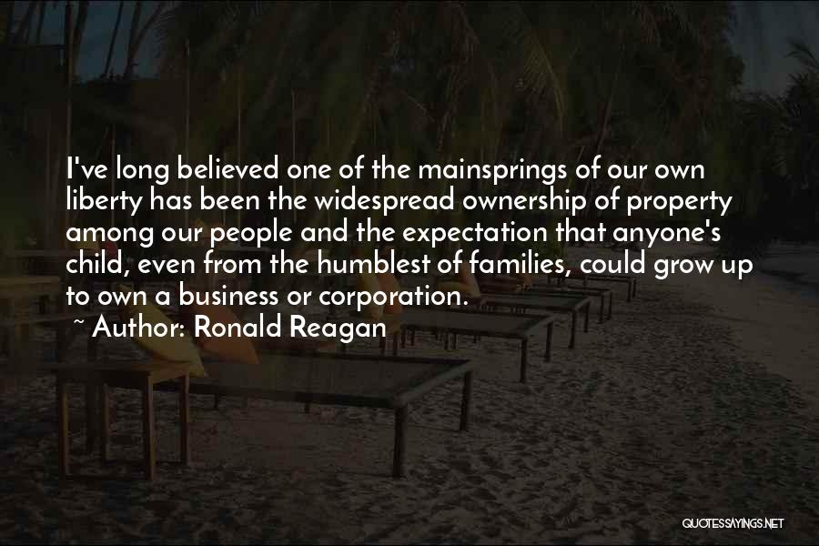 Business Ownership Quotes By Ronald Reagan