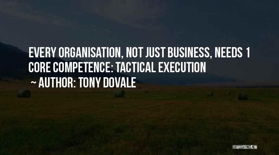 Business Performance Management Quotes By Tony Dovale