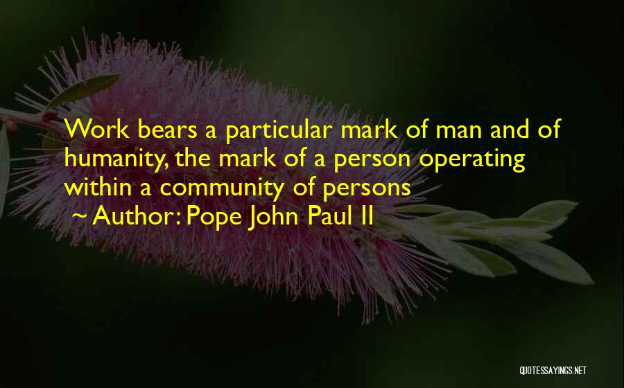 Business Person Quotes By Pope John Paul II