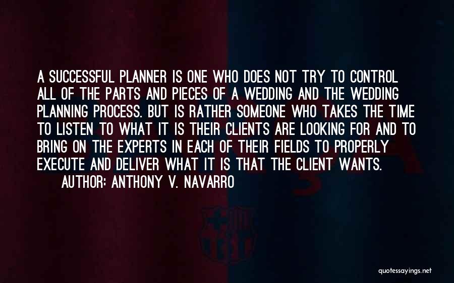 Business Planning Quotes By Anthony V. Navarro