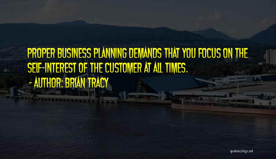 Business Planning Quotes By Brian Tracy