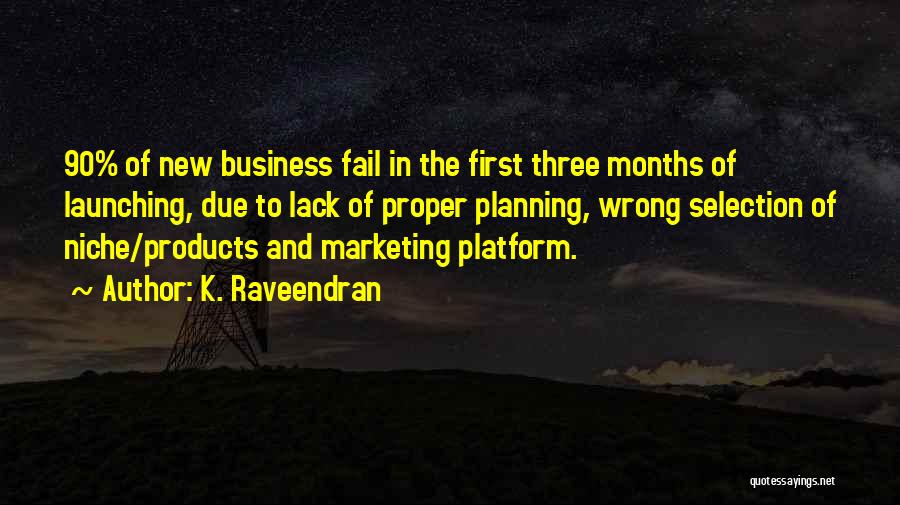 Business Planning Quotes By K. Raveendran